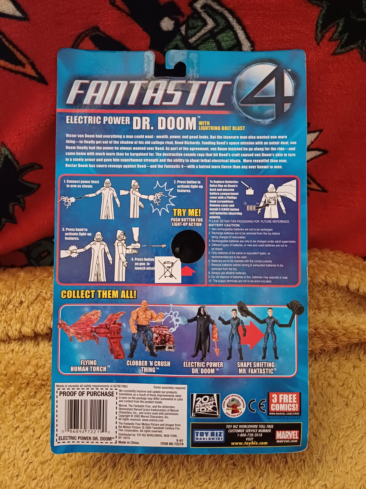 Doctor Doom action figure Marvel Legends Series 2005 Toy Biz