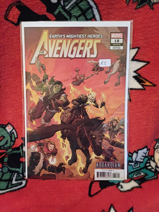 Avengers #18 Asgardian variant cover Marvel