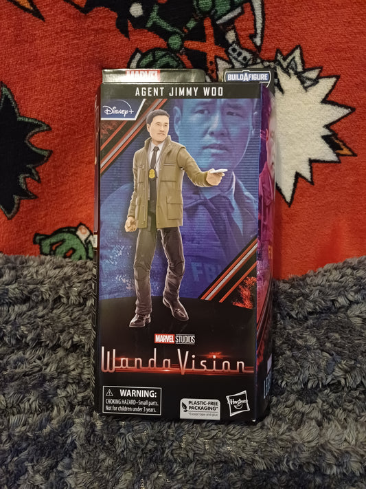 Agent Jimmy Woo action figure from the Marvel Legends Series
